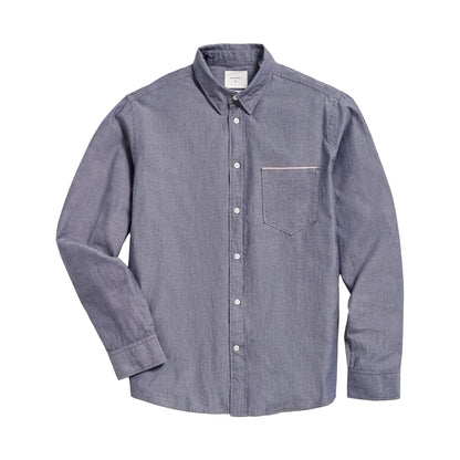 Billy Reid MSL 1-Pocket Shirt Blue