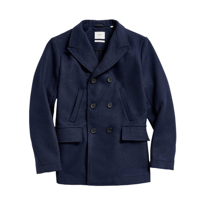 Billy Reid Navy Bond Peacoat
