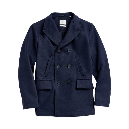 Billy Reid Navy Bond Peacoat