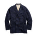 Billy Reid Canvas Linen Bond Peacoat - Navy
