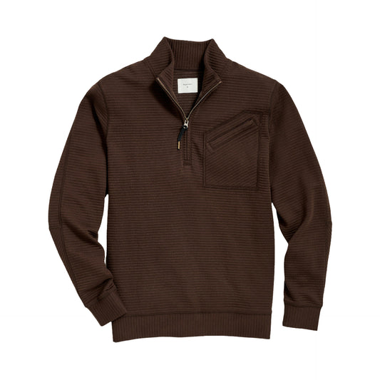 Billy Reid Quilted Half Zip