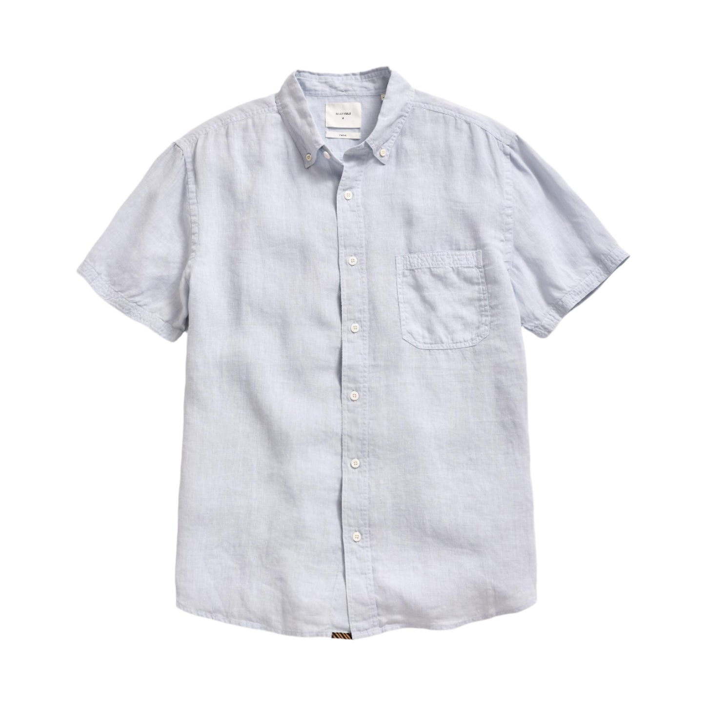 Billy Reid Short Sleeve Linen Tuscumbia Shirt