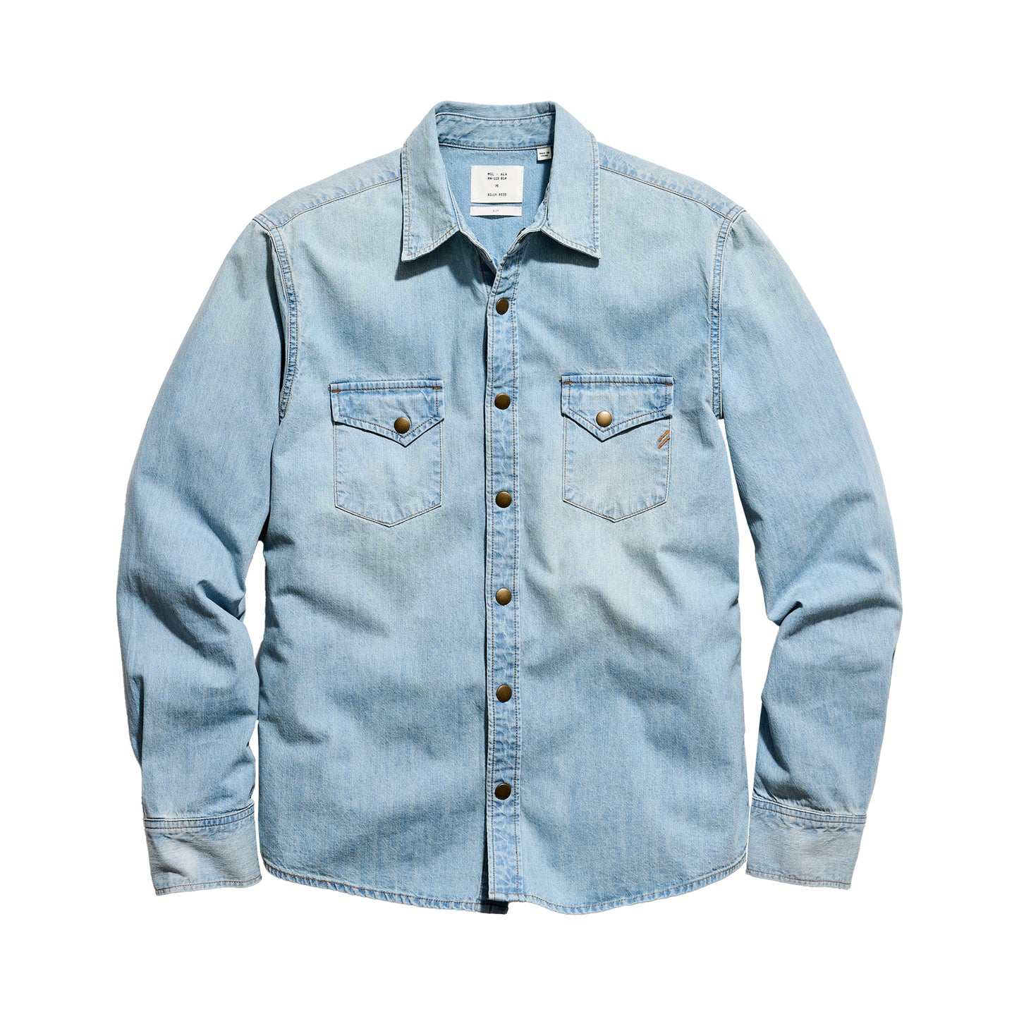 Billy Reid Washed Shoals Denim Shirt