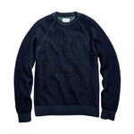 Billy Reid Bishop Rib Crew - Carbon Blue