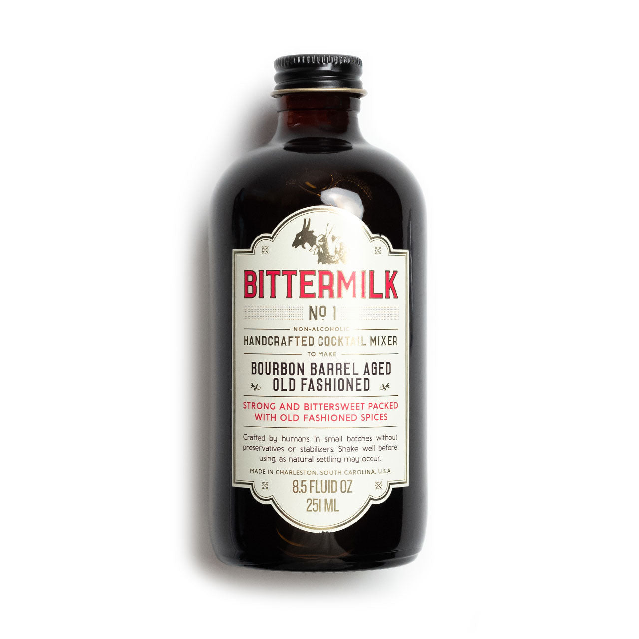 Bittermilch-Bourbon-Fass gealterte, altmodische Mischung