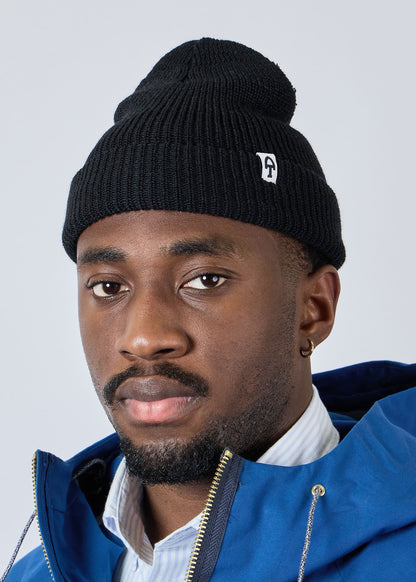 American Trench Merino Cardigan Stitch Beanie