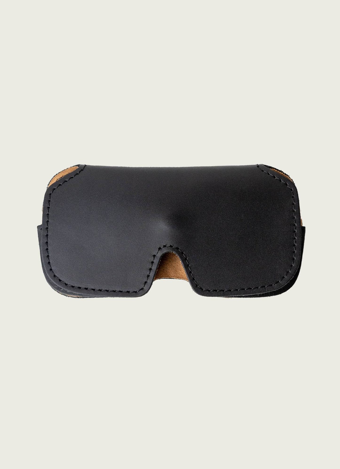 WP Standard Leather Sunglasses Case Desert Black