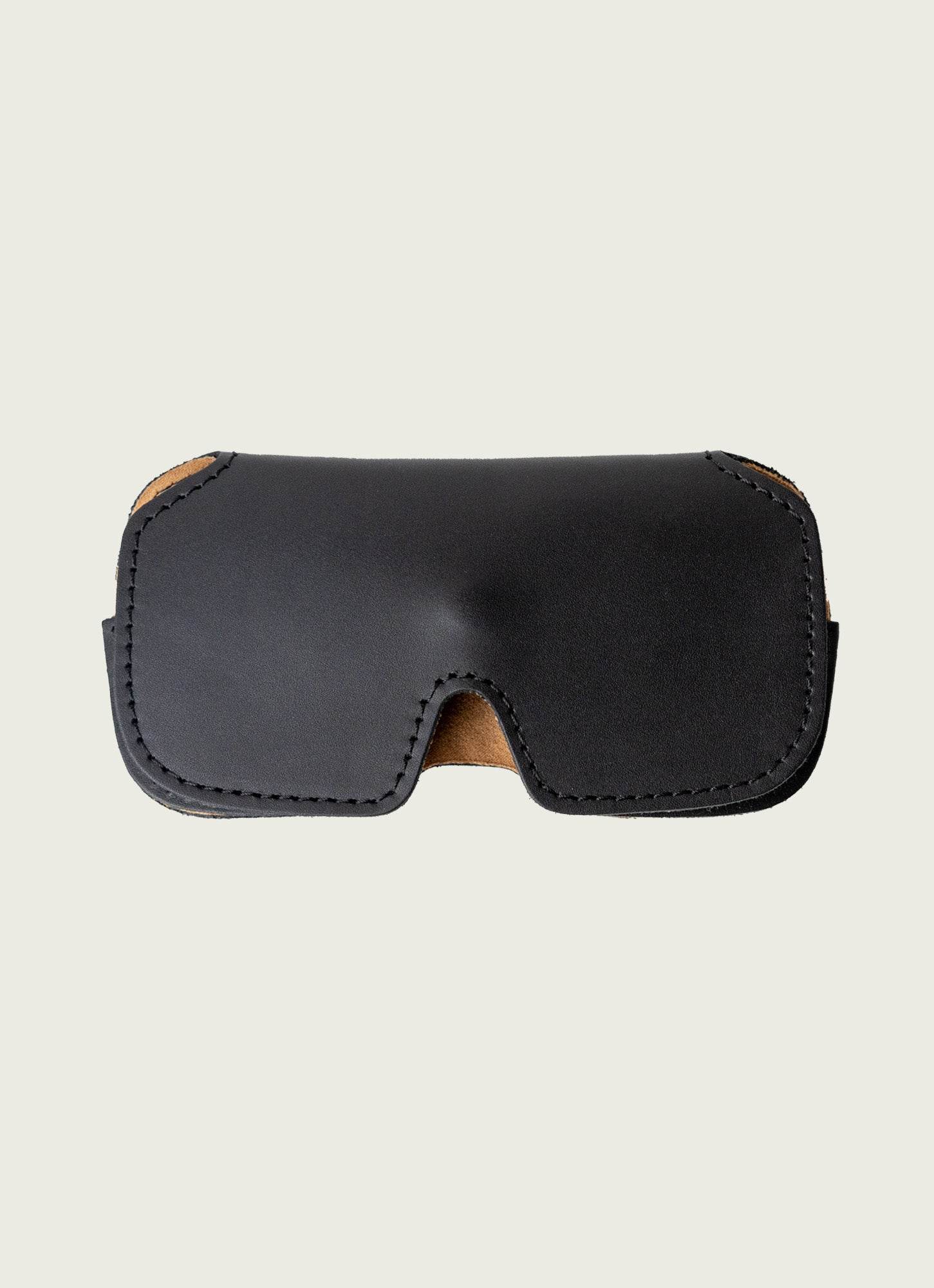 WP Standard Leather Sunglasses Case Desert Black