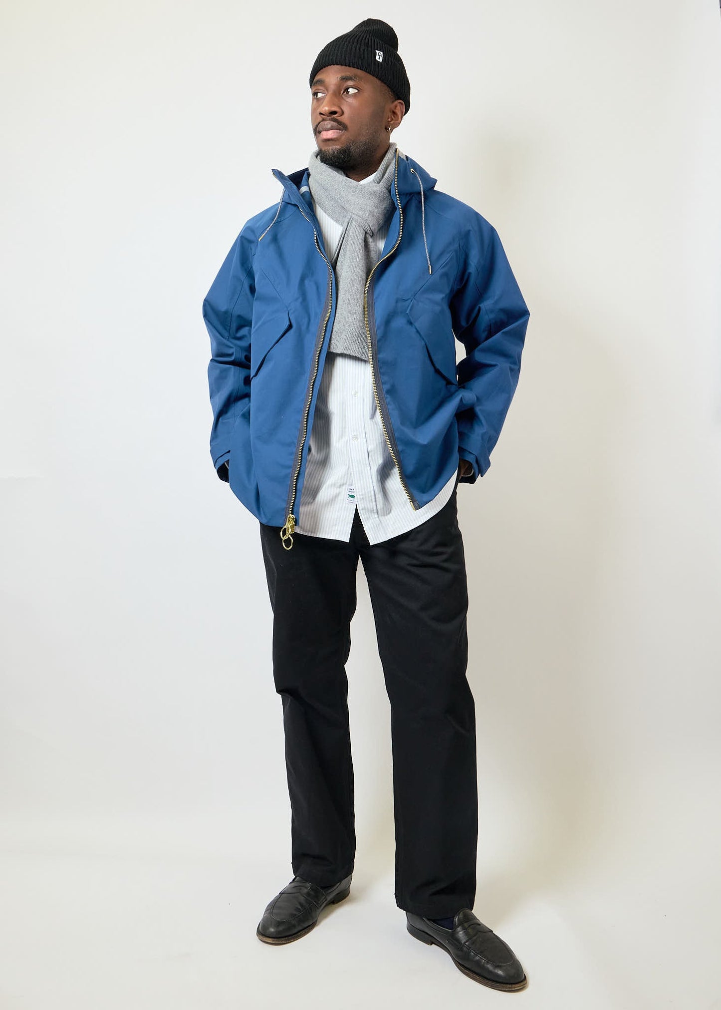 American Trench Merino Cardigan Stitch Beanie