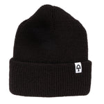 American Trench Merino Cardigan Stitch Beanie - black