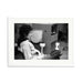 Bob Dylan At Atlantic Studios Framed Print - White