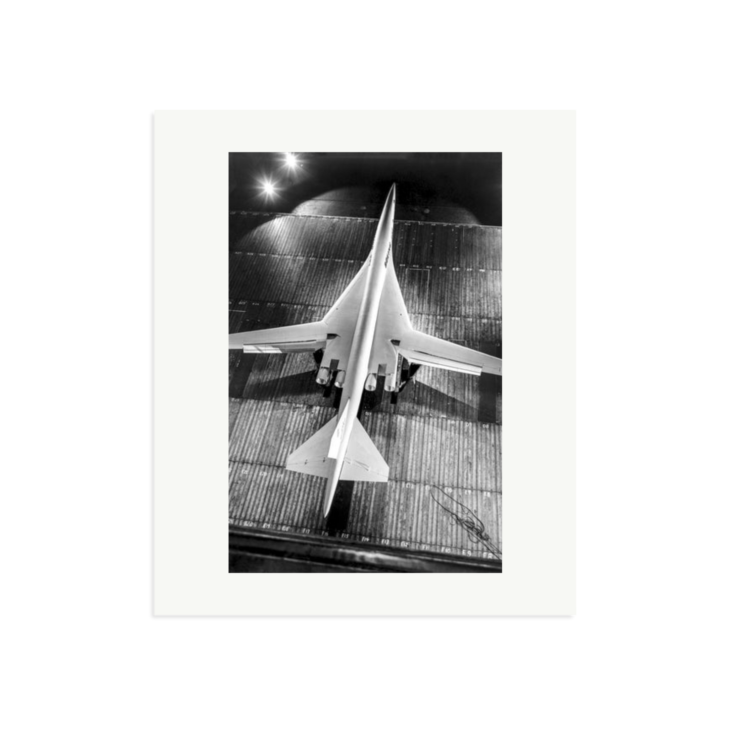 Boeing SST Model Framed Print Print Only Large