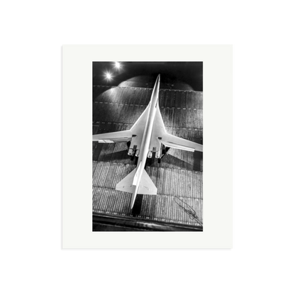 Boeing SST Model Framed Print Print Only Large
