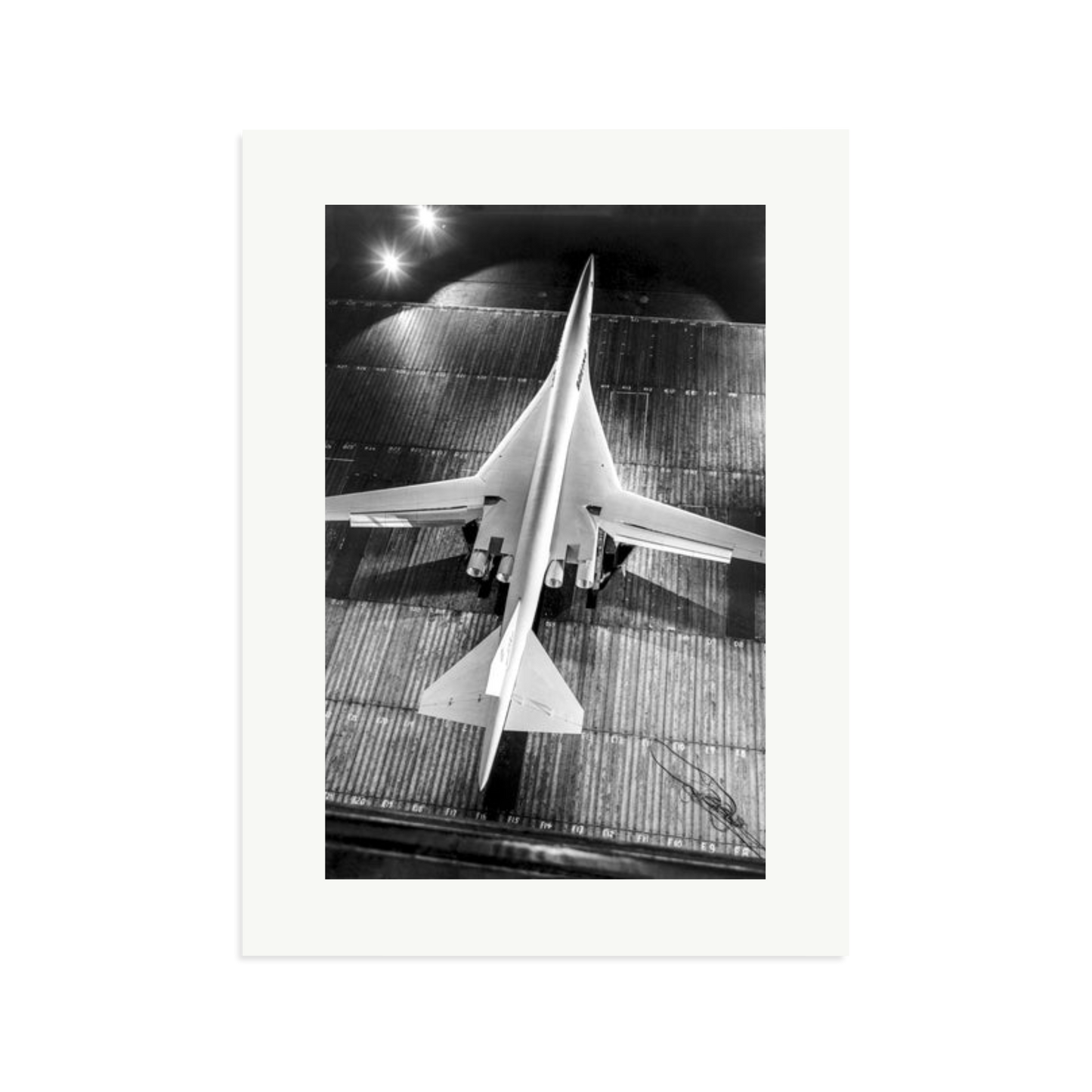 Boeing SST Model Framed Print