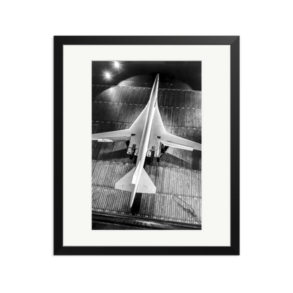 Boeing SST Model Framed Print Black Large