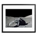 Lunar Boulder Framed Print - Black Frame
