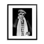 David Bowie New York Framed Print - Black Frame