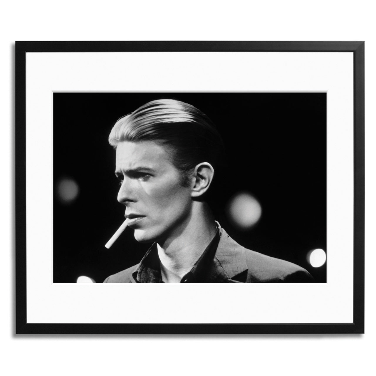 David Bowie gerahmter Druck