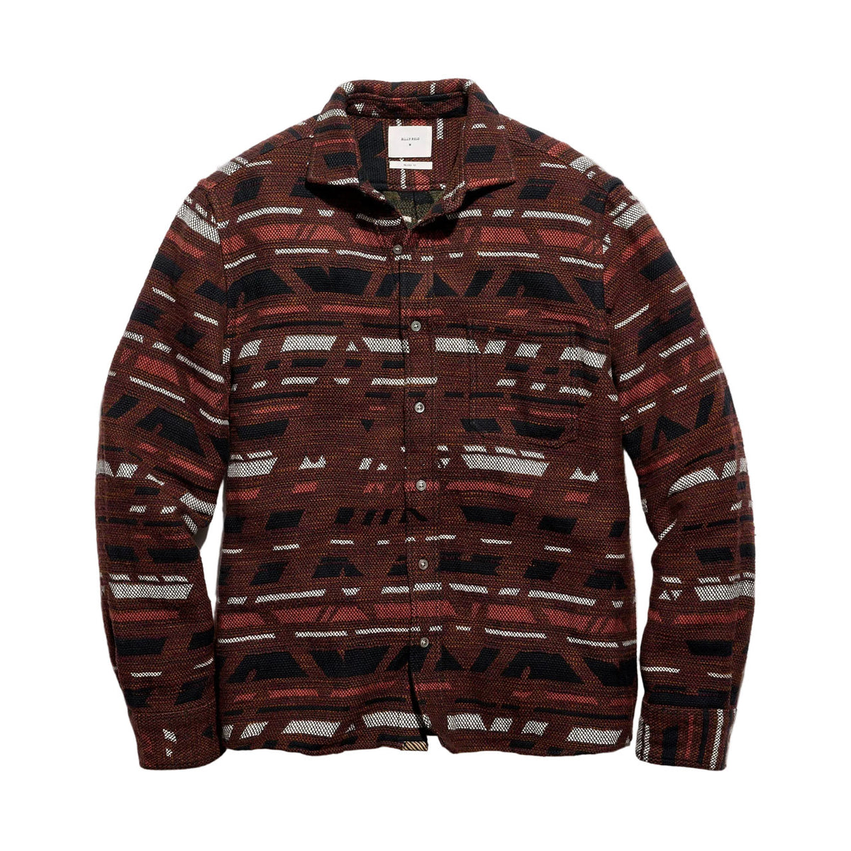 Billy Reid Archive Stripe Treme Shirt Billy's Brown Multi