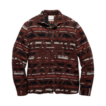 Billy Reid Archive Stripe Treme Shirt Billy's Brown Multi