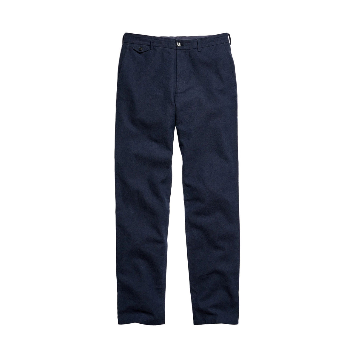 Billy Reid Chambray Flat Front Pant