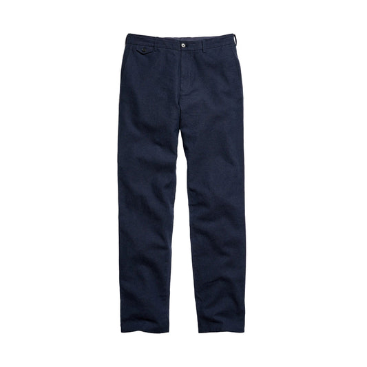 Billy Reid Chambray Flat Front Pant