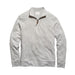 Billy Reid French Terry Half Zip - Silver - Silver