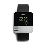 Braun Prestige Digital Watch - Silver / Black