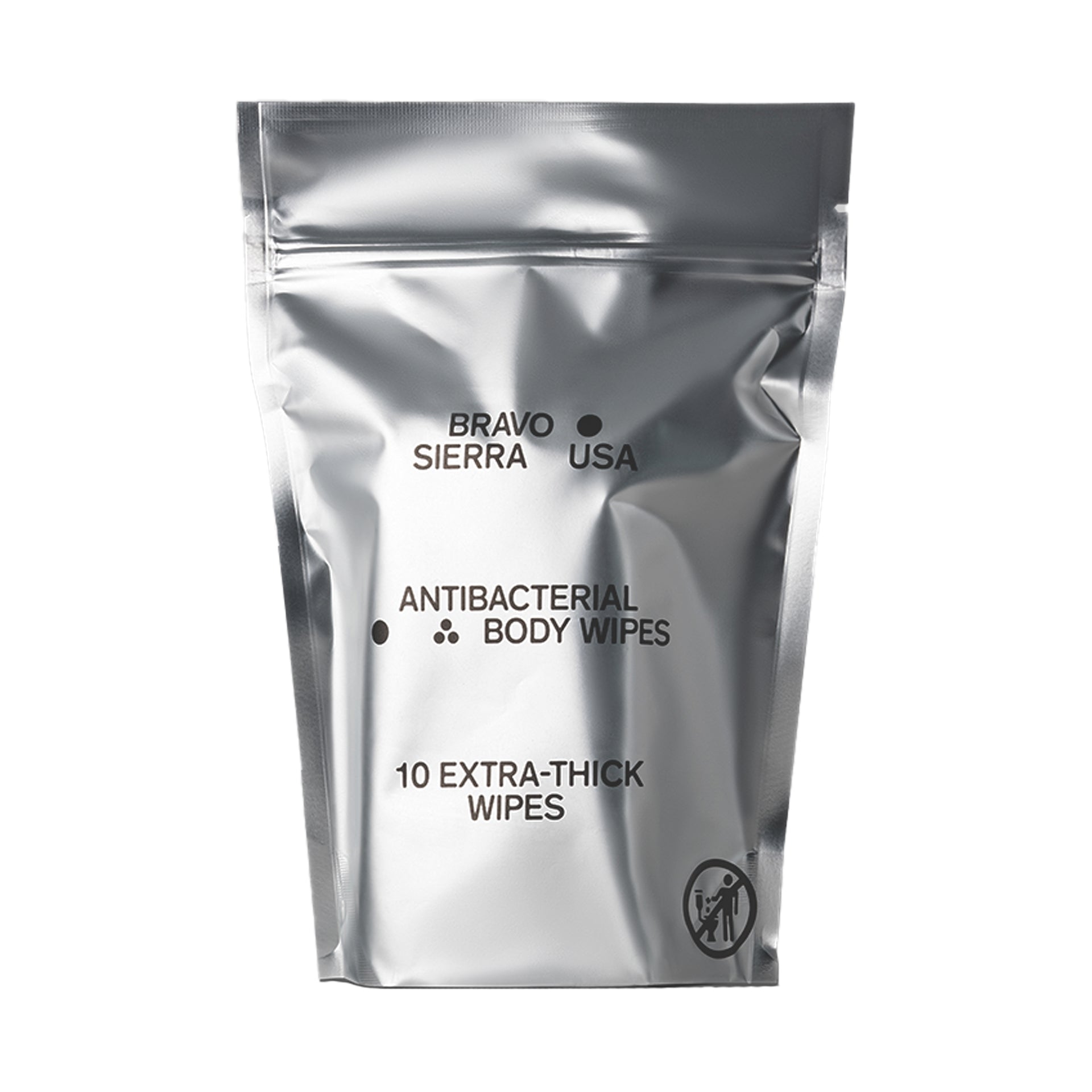 Bravo Sierra Antibacterial Body Wipes