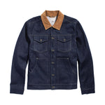 Bridge & Burn Dark Denim Burl Trucker Jacket - Dark Denim