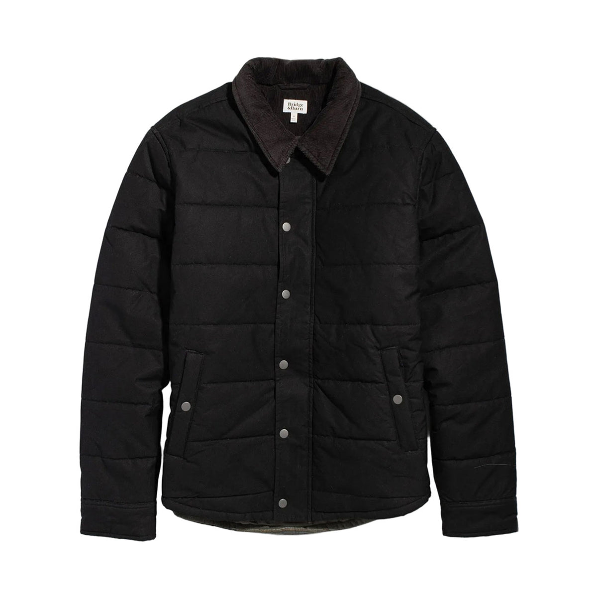 Bridge & Burn Holman Quilted Jacket / Black Canvas