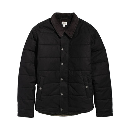 Bridge & Burn Holman Quilted Jacket / Black Canvas