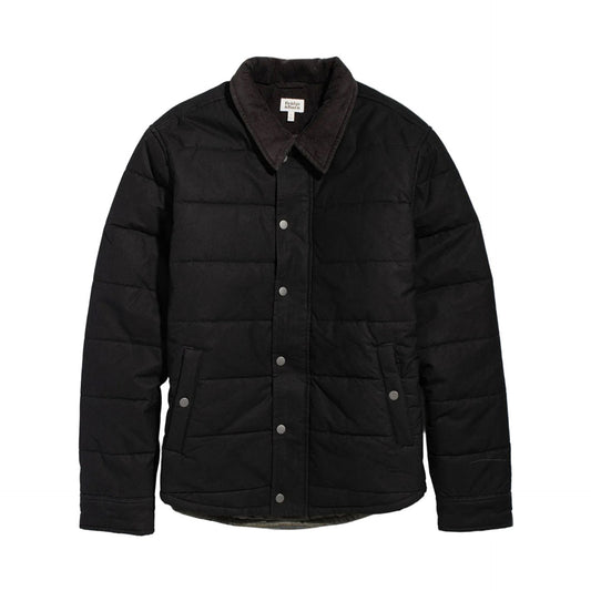 Bridge & Burn Holman Quilted Jacket / Black Canvas