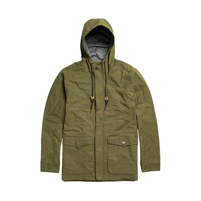 Bridge & Burn Olive Waxed Canvas Marshall Jacket