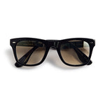 Oliver Peoples x Brunello Cucinelli Folding Sunglasses - Black w/ Chrome Olive