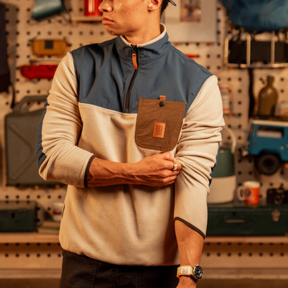 Topo Designs Vista 1/4 Zip Lightweight Fleece