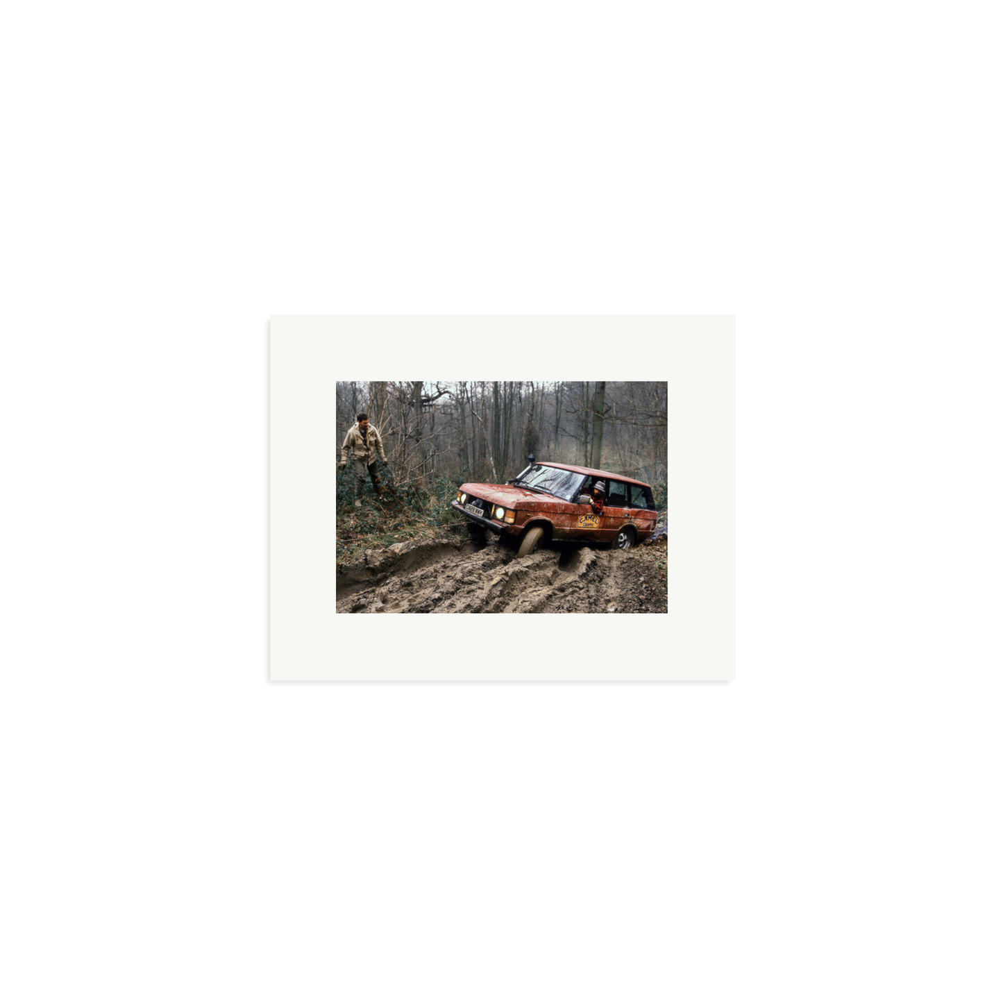 Camel Trophy Training Framed Print Print Only Small