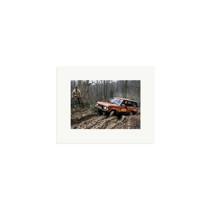 Camel Trophy Training Framed Print Print Only Small