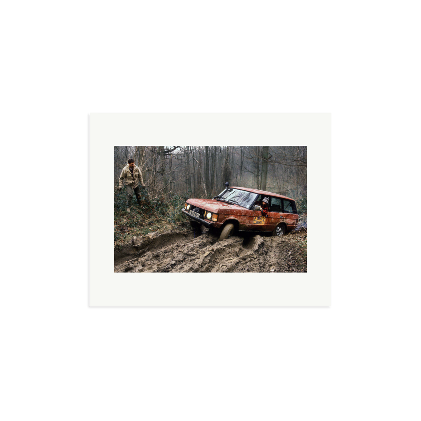 Camel Trophy Training Framed Print Print Only Medium