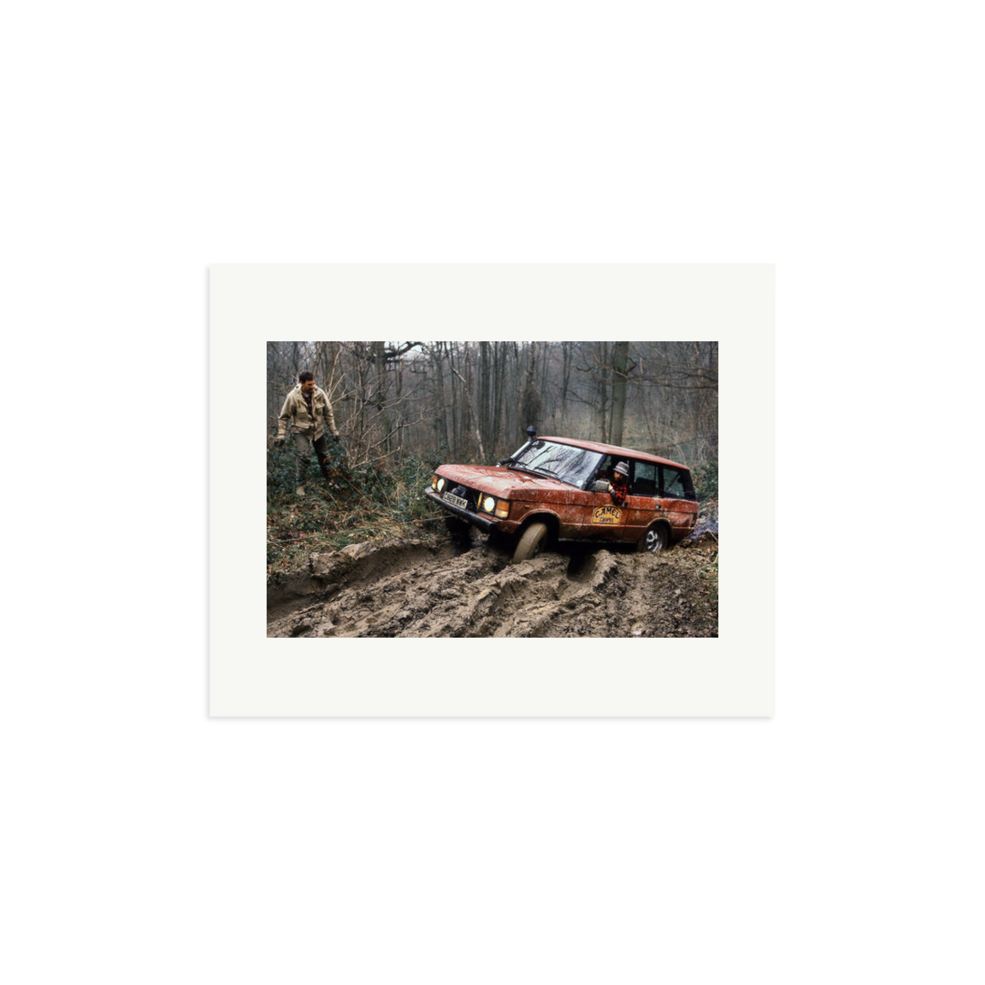 Camel Trophy Training Framed Print Print Only Medium