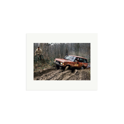 Camel Trophy Training Framed Print Print Only Medium