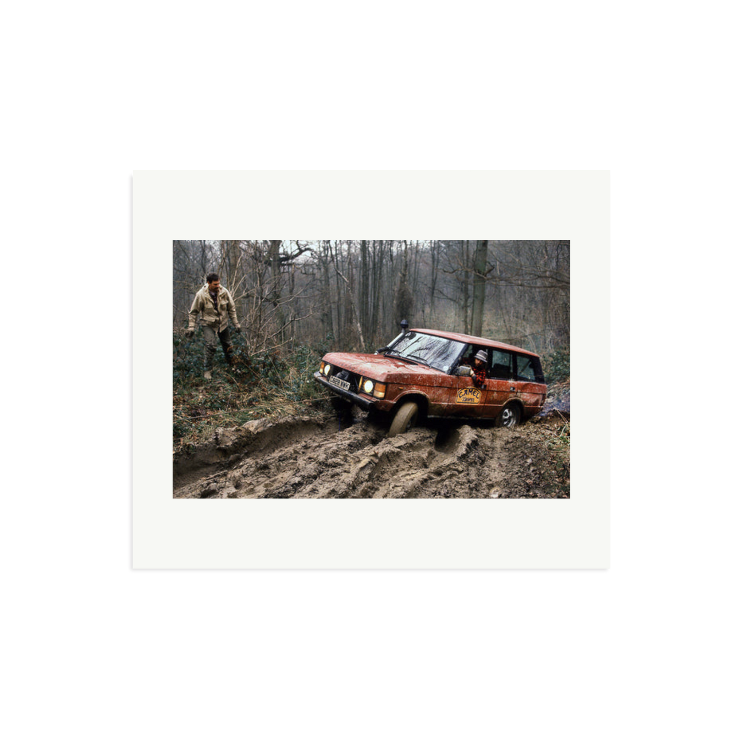 Camel Trophy Training Framed Print