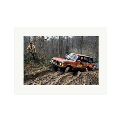 Camel Trophy Training Framed Print Print Only XL