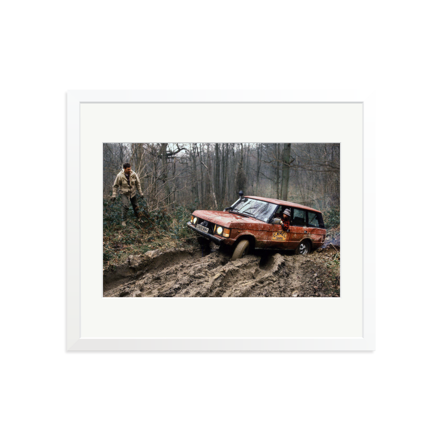 Camel Trophy Training Framed Print