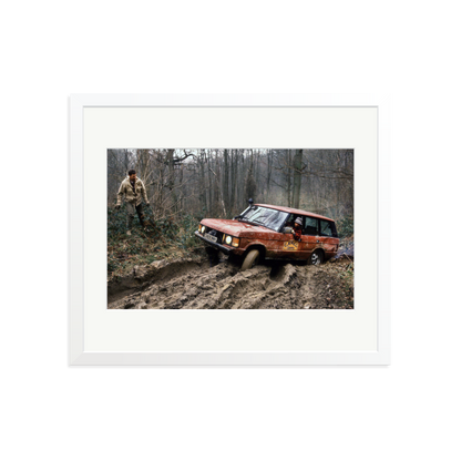 Camel Trophy Training Framed Print