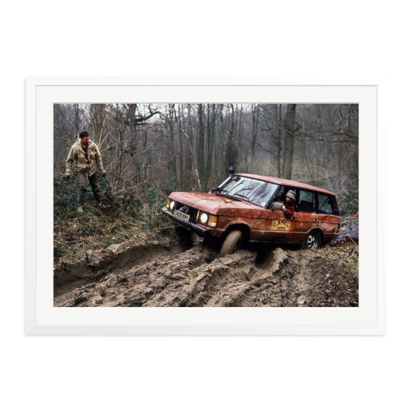 Camel Trophy Training Framed Print