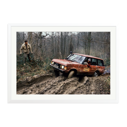 Camel Trophy Training Framed Print
