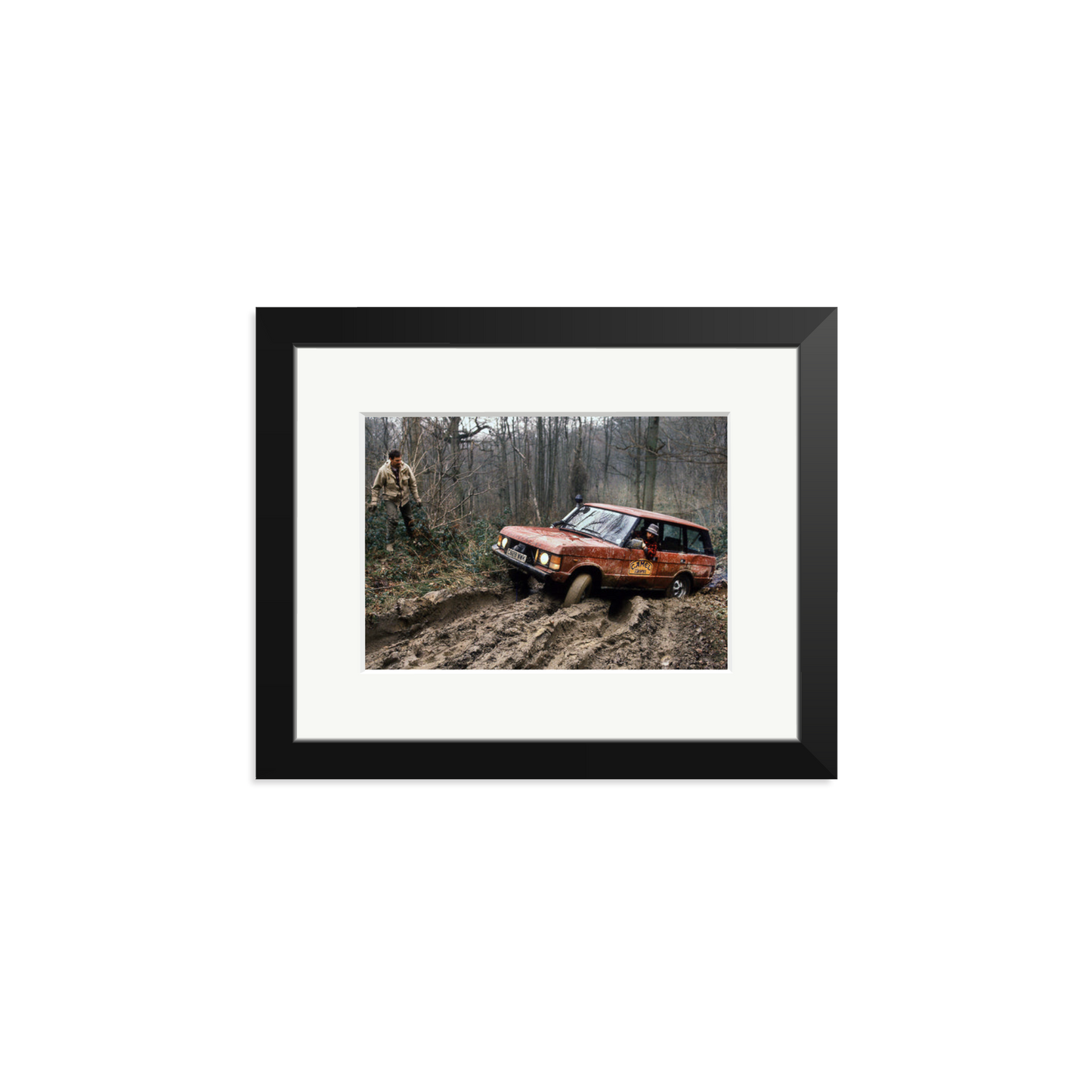 Camel Trophy Training Framed Print