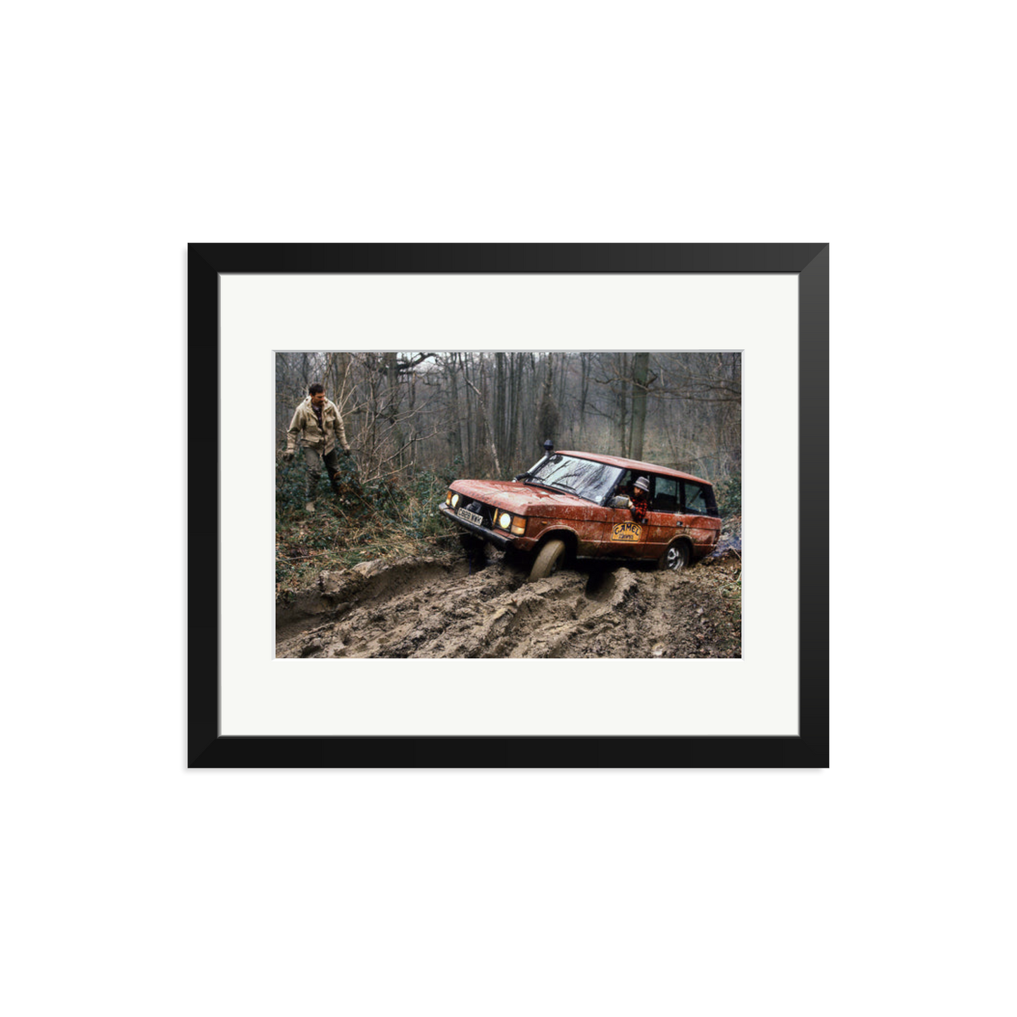 Camel Trophy Training Framed Print