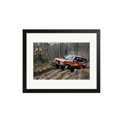 Camel Trophy Training Framed Print